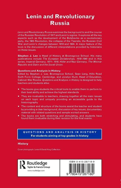 Produktbild: Lenin and Revolutionary Russia