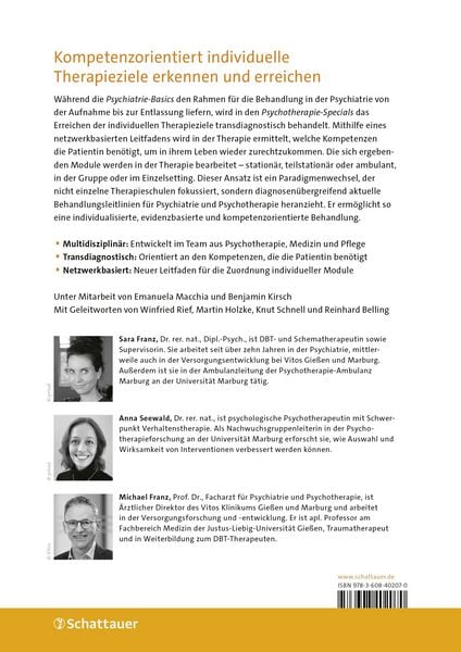 Produktbild: Psychotherapie-Specials in der Psychiatrie