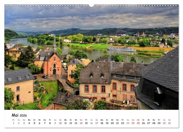 Produktbild: Eine Perle an der Mosel - Trier (hochwertiger Premium Wandkalender 2026 DIN A2 quer), Kunstdruck in Hochglanz