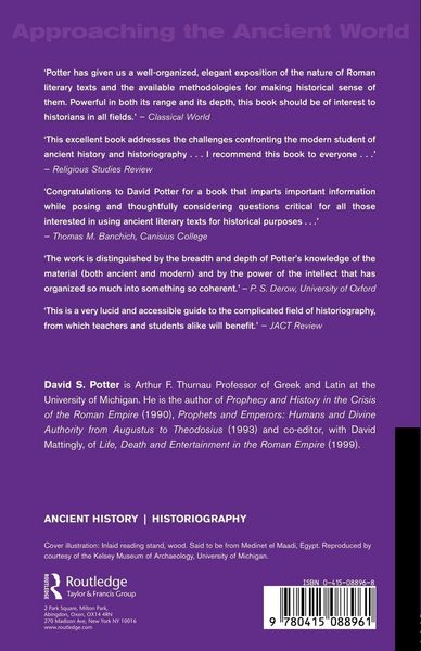 Produktbild: Literary Texts and the Roman Historian