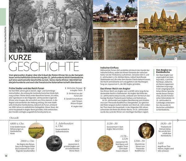 Produktbild: Vis-&agrave;-Vis Reisef&uuml;hrer Kambodscha & Laos
