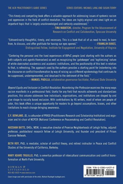 Produktbild: Beyond Equity and Inclusion in Conflict Resolution