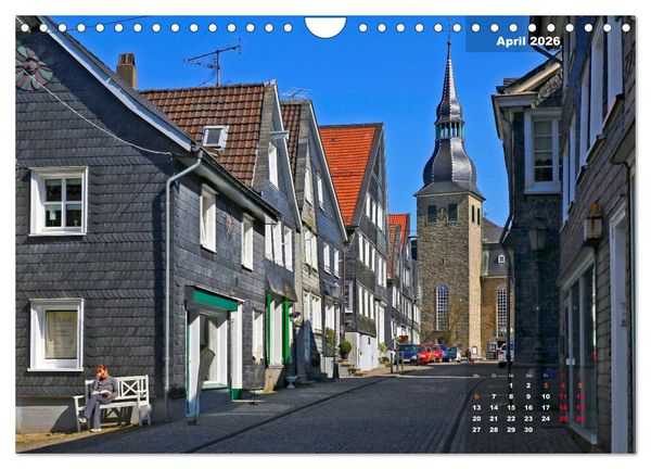Produktbild: Bilderbogen Bergisches Land (Wandkalender 2026 DIN A4 quer), CALVENDO Monatskalender