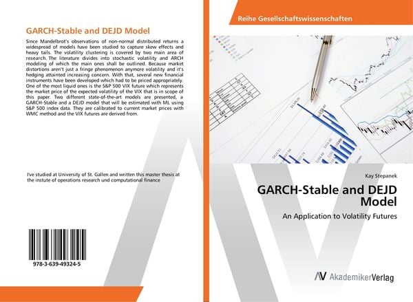 Produktbild: GARCH-Stable and DEJD Model