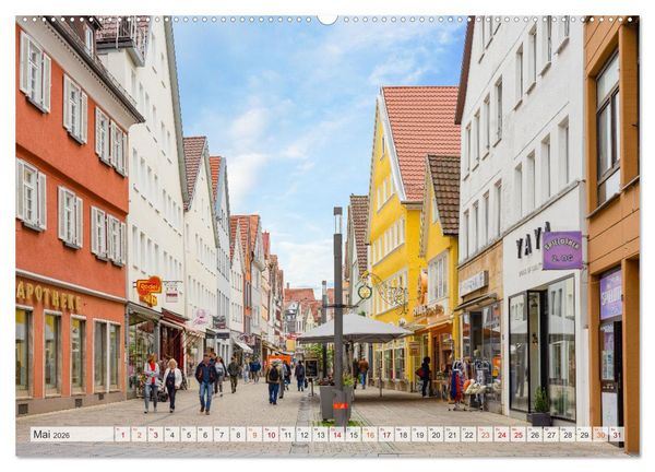 Produktbild: Reutlingen Impressionen (Wandkalender 2026 DIN A2 quer), CALVENDO Monatskalender