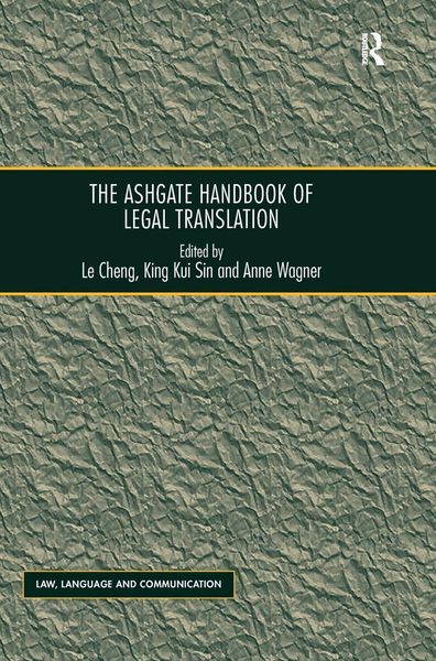 Produktbild: The Ashgate Handbook of Legal Translation
