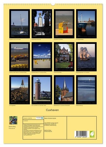 Produktbild: Cuxhaven (hochwertiger Premium Wandkalender 2027 DIN A2 hoch), Kunstdruck in Hochglanz