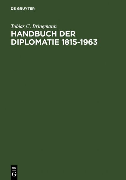 Produktbild: Handbuch der Diplomatie 1815-1963