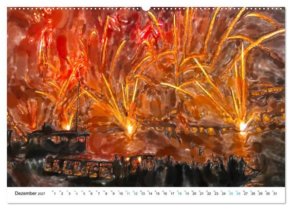 Produktbild: Porto - Ansichten in Aquarell (Wandkalender 2027 DIN A2 quer), CALVENDO Monatskalender
