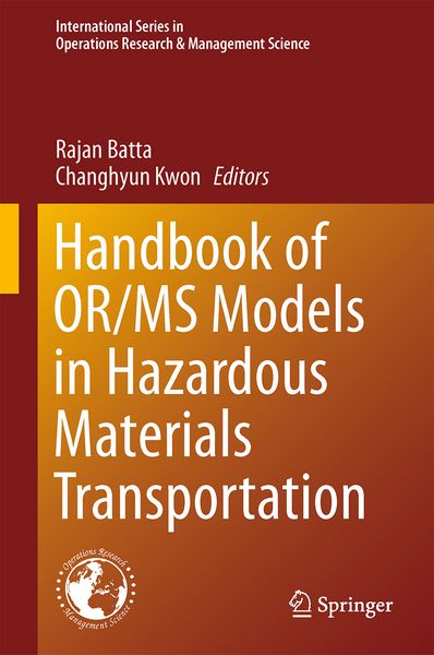 Produktbild: Handbook of OR/MS Models in Hazardous Materials Transportation