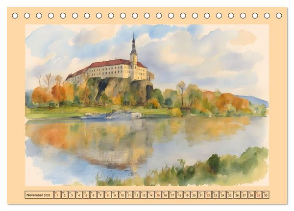 Produktbild: Tschechien - Kultur und Natur (Tischkalender 2026 DIN A5 quer), CALVENDO Monatskalender