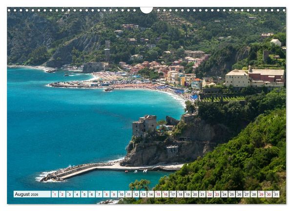 Produktbild: Die Italienische Riviera - Ligurien (Wandkalender 2026 DIN A3 quer), CALVENDO Monatskalender