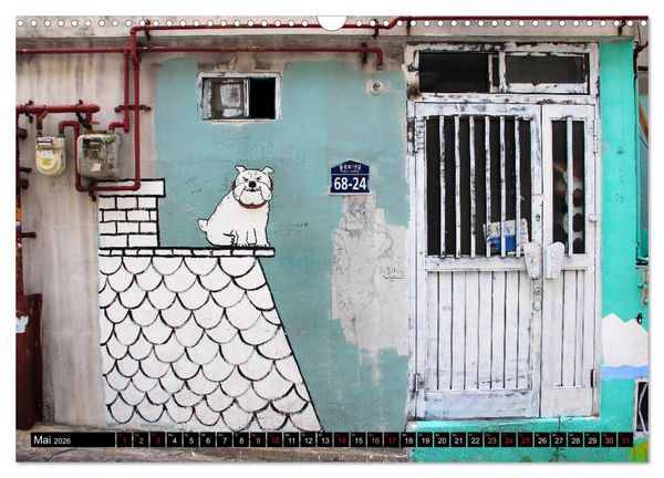 Produktbild: Street Art Seoul (Wandkalender 2026 DIN A3 quer), CALVENDO Monatskalender