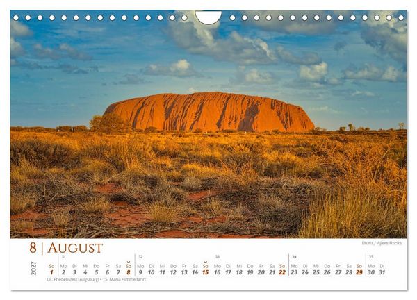 Produktbild: Australien - Cairns-Brisbane (Wandkalender 2027 DIN A4 quer), CALVENDO Monatskalender