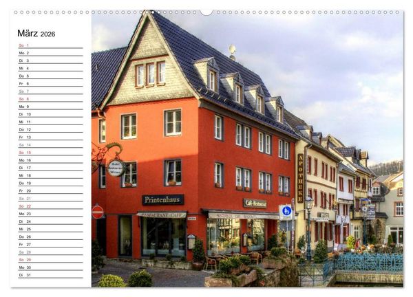Produktbild: Die sch&ouml;nsten Orte der Eifel (Wandkalender 2026 DIN A2 quer), CALVENDO Monatskalender