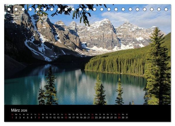 Produktbild: Kanada 2026 (Tischkalender 2026 DIN A5 quer), CALVENDO Monatskalender