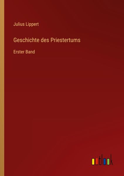 Produktbild: Geschichte des Priestertums