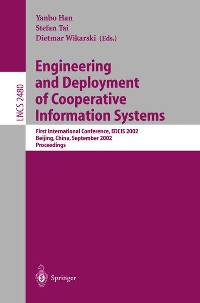 Produktbild: Engineering and Deployment of Cooperative Information Systems