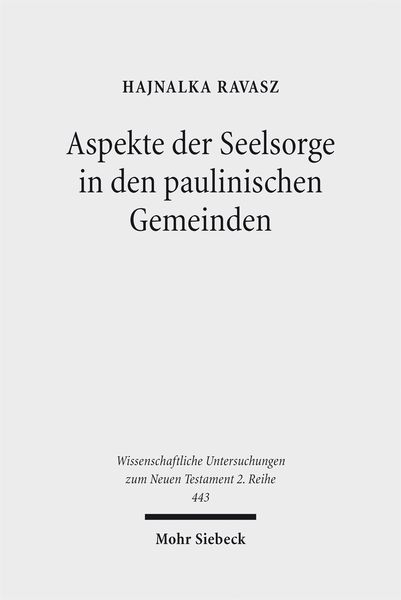 Produktbild: Aspekte der Seelsorge in den paulinischen Gemeinden