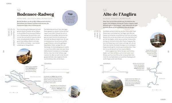 Produktbild: Die 100 sch&ouml;nsten Radtouren auf allen Kontinenten