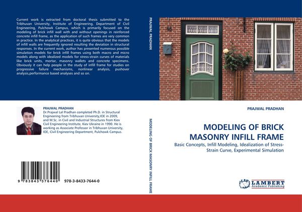 Produktbild: Modeling Of Brick Masonry Infill Frame
