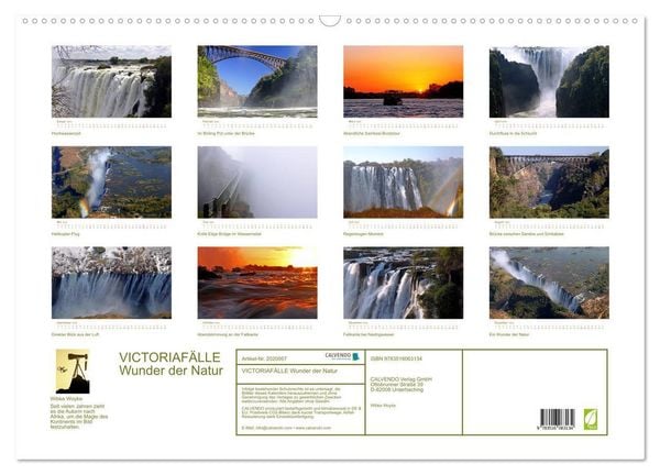 Produktbild: VICTORIAF&Auml;LLE Wunder der Natur (Wandkalender 2026 DIN A2 quer), CALVENDO Monatskalender