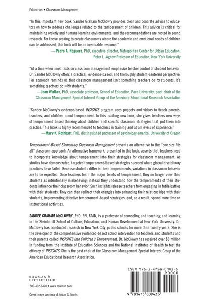 Produktbild: Temperament-Based Elementary Classroom Management