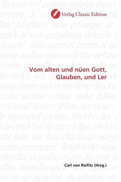 Produktbild: Vom alten und n&uuml;en Gott, Glauben, und Ler