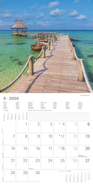 Produktbild: Wege 2026 - Broschürenkalender 30x30 cm (30x60 geöffnet) - Kalender mit Platz für Notizen - Paths - Bildkalender - Wandplaner - Naturkalender