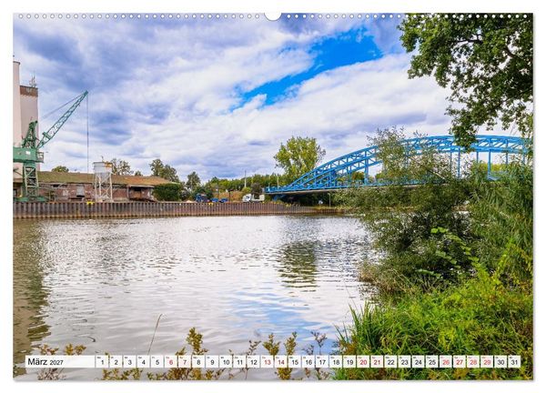 Produktbild: Ein Blick auf Nienburg an der Weser in Farbe (Wandkalender 2027 DIN A2 quer), CALVENDO Monatskalender