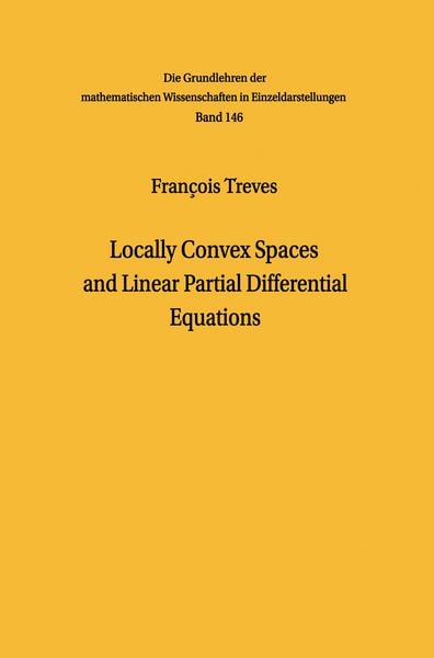Produktbild: Locally Convex Spaces and Linear Partial Differential Equations