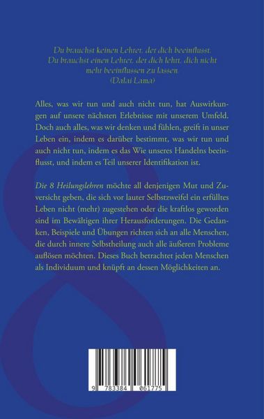 Produktbild: Die acht Heilungslehren