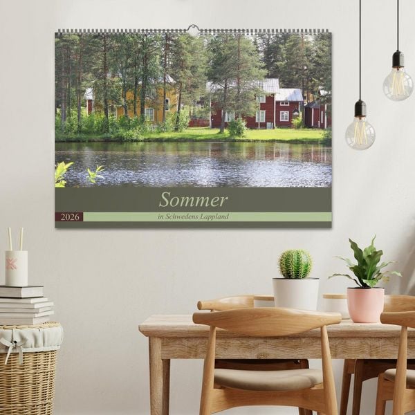 Produktbild: Sommer in Schwedens Lappland (Wandkalender 2026 DIN A2 quer), CALVENDO Monatskalender