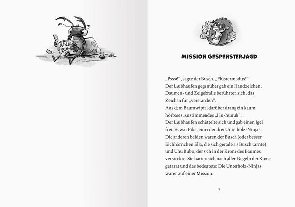 Produktbild: Unterholz-Ninjas, Band 4 - Die Geister des Waldes