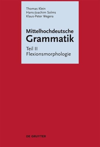 Produktbild: Flexionsmorphologie