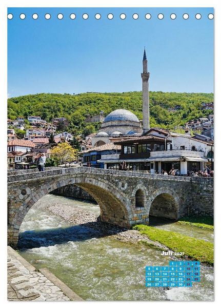 Produktbild: Christliches und muslimisches Kosovo (Tischkalender 2027 DIN A5 hoch), CALVENDO Monatskalender