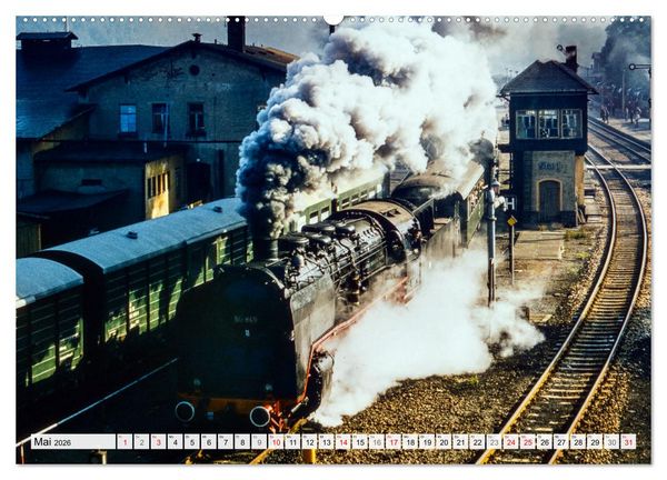 Produktbild: Reichsbahn in Color (Wandkalender 2026 DIN A2 quer), CALVENDO Monatskalender