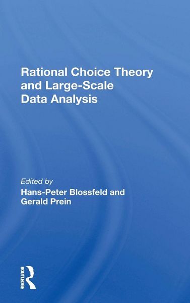 Produktbild: Rational Choice Theory And Largescale Data Analysis