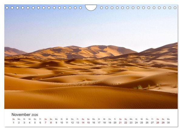 Produktbild: Sahara - Die gr&ouml;&szlig;te Trockenw&uuml;ste der Welt. (Wandkalender 2026 DIN A4 quer), CALVENDO Monatskalender