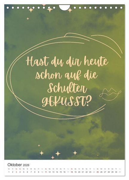 Produktbild: Freudvoll durchs Jahr! (Wandkalender 2026 DIN A4 hoch), CALVENDO Monatskalender