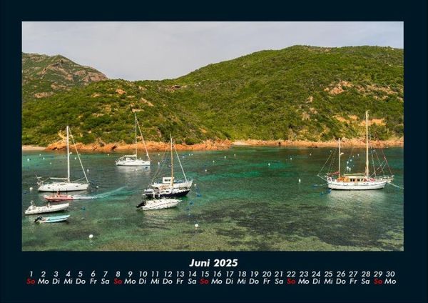 Produktbild: Boote 2025 Fotokalender DIN A4