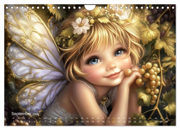 Produktbild: Feenstaub und Kinderlachen (Wandkalender 2026 DIN A4 quer), CALVENDO Monatskalender