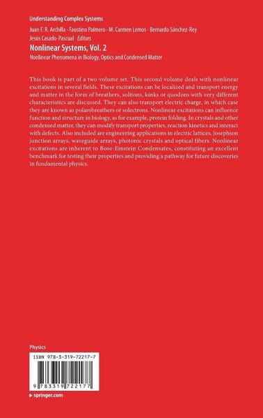 Produktbild: Nonlinear Systems, Vol. 2