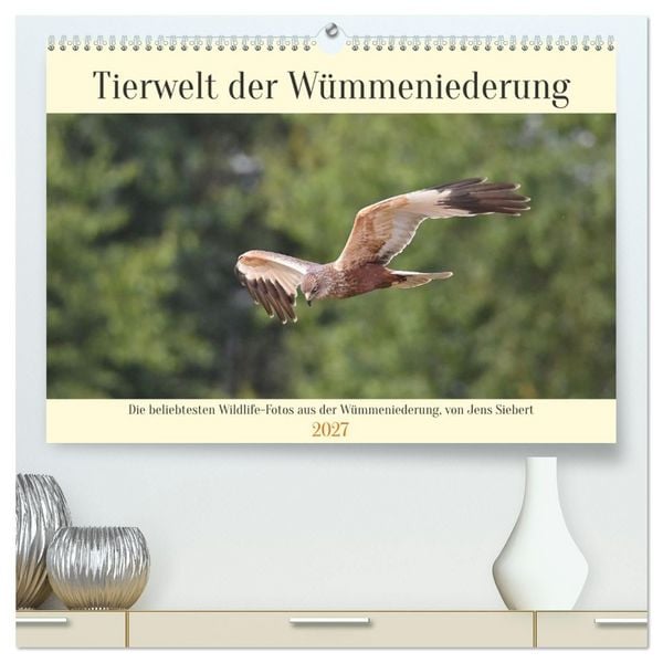 Produktbild: Tierwelt der W&uuml;mmeniederung (hochwertiger Premium Wandkalender 2027 DIN A2 quer), Kunstdruck in Hochglanz