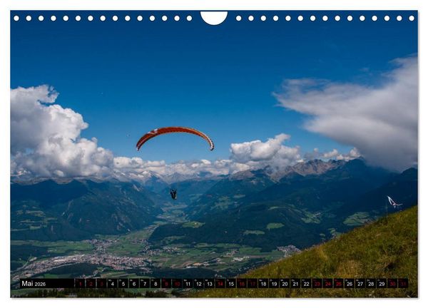 Produktbild: Paragliding - unvergessliche Momente erleben (Wandkalender 2026 DIN A4 quer), CALVENDO Monatskalender