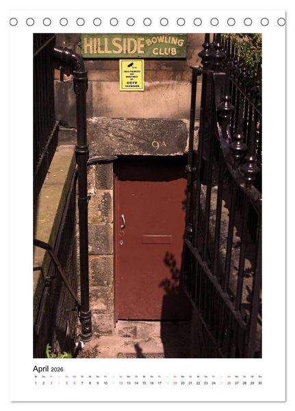 Produktbild: Edinburgh - Stadtansichten (Tischkalender 2026 DIN A5 hoch), CALVENDO Monatskalender