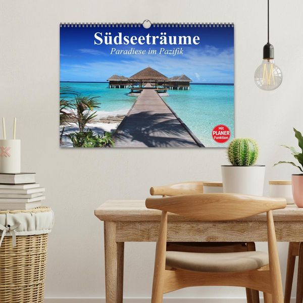 Produktbild: S&uuml;dseetr&auml;ume. Paradiese im Pazifik (Wandkalender 2026 DIN A3 quer), CALVENDO Monatskalender