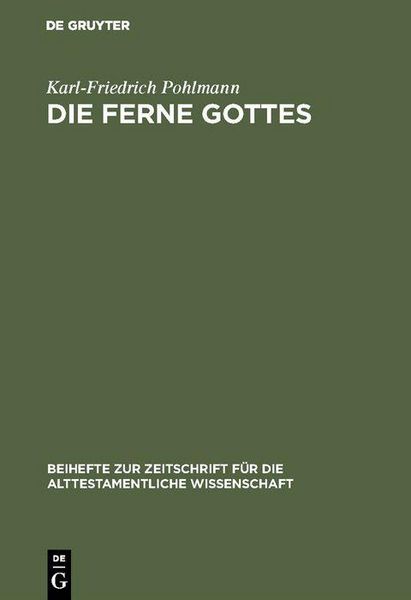 Produktbild: Die Ferne Gottes