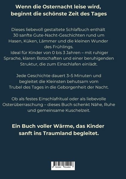Produktbild: Mein erstes Oster-Schlafbuch, 30 zauberhafte Einschlafgeschichten f&uuml;r die Kleinsten
