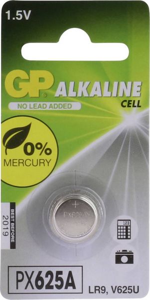 Produktbild: GP Knopfzelle LR9 1.5V 1 St. Alkali-Mangan GP625A820C1